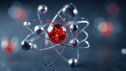 Atomic structure in motion