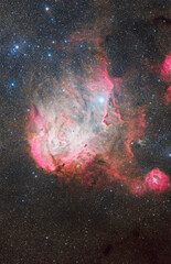 IC 2944 Running Chicken Nebula in the Southern Sky