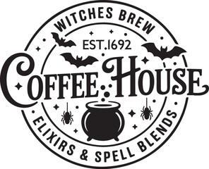 Witches Brew Coffee House Halloween