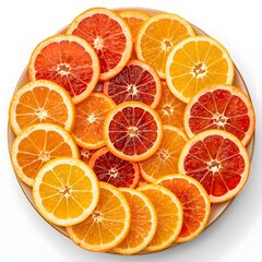 Slices of orange and lemon, Slices of orange