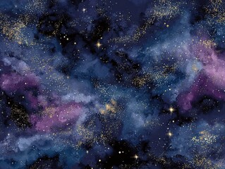 Obraz premium Abstract space galaxy pattern