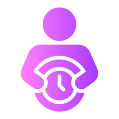 time gradient icon