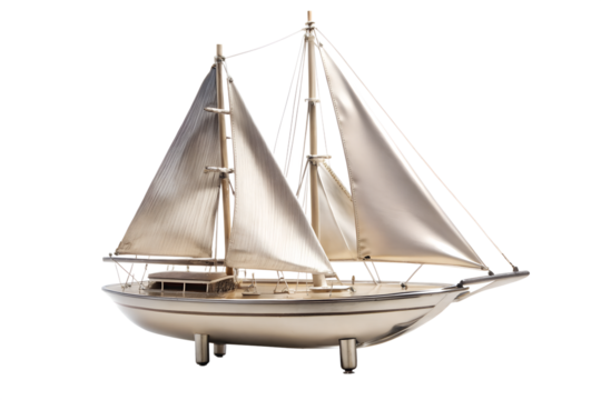 wooden sailing ship isolated on white background. PNG Transparent file type with high definition quality And vibrant color grading Available.