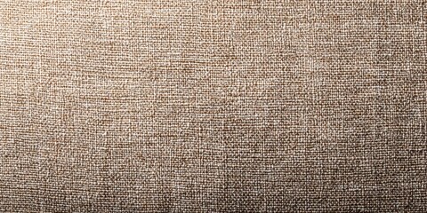 Detailed close-up of a woven burlap fabric for backgrounds or textures purposes