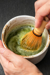 抹茶　茶道　Japanese tea ceremony, matcha 
