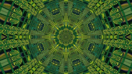 AI-generated abstract, kaleidoscopic pattern forming a geometric star shape - Powered by Adobe