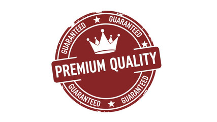 Obraz premium Premium Quality Seal with Crown Illustration for Product Assurance