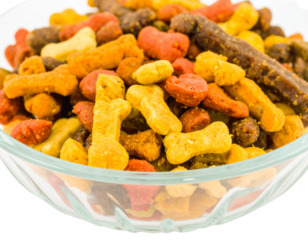 Dog Bone Treats Isolated on Transparent Background