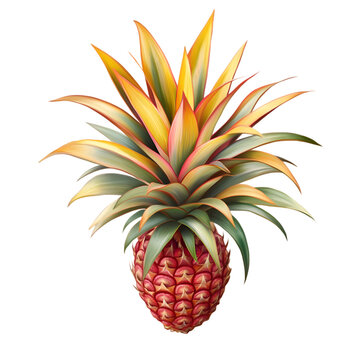 A photo  of Babaco (Vasconcellea -heilbornii) featuring lively natural hues and intricate surface details  highlight its tropical character