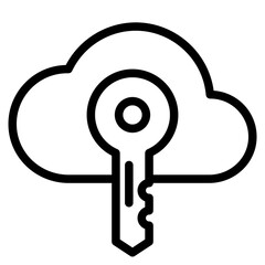 Pass key icon in vector illustration