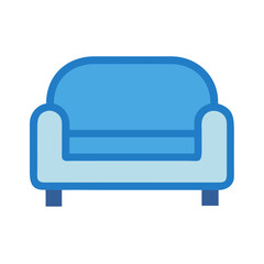 blue sofa isolated on white, sofa, sofa icon, sofa vector illustration, sofa vector icon, sofa icon isolated on white.