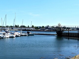 Lorient, August 2025 - Visit the beautiful city of Lorient in Brittany - View of the port
