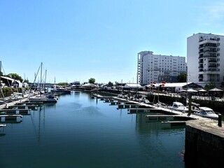 Lorient, August 2025 - Visit the beautiful city of Lorient in Brittany - View of the port
