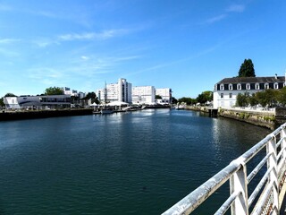 Lorient, August 2025 - Visit the beautiful city of Lorient in Brittany - View of the port

