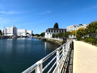 Lorient, August 2025 - Visit the beautiful city of Lorient in Brittany - View of the port
