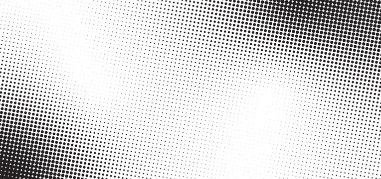 Halftone dot vector illustration on white background