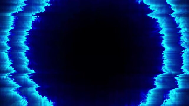 Animated background footage featuring a glowing, rotating circle that resembles an interdimensional multiverse portal. futuristic and dynamic visual effect makes it perfect for science fiction themes