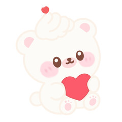 teddy bear with heart