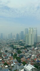 Jakarta, Indonesia &ndash; August 20, 2025: A cityscape view of Indonesia capital city Jakarta