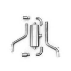 Car Exhaust Parts Top View