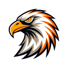 eagle head logo vector art