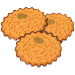 gevulde koek, Netherlands traditional cookie,  traditional pastry.
