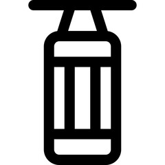 sand sack gym icon outline expand 64px