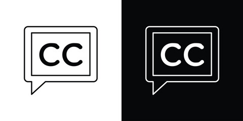 Closed caption icon