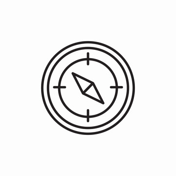 compass navigation icon sign vector