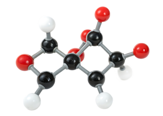 Molecular Model Illustrating Chemical Structure and Scientific Visualization in Biochemistry and Organic Chemistry Research and Education