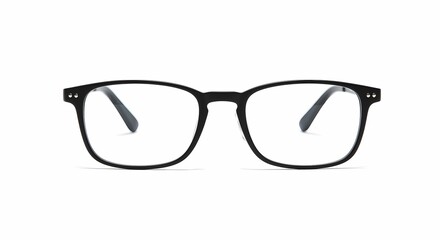 Fototapeta premium Stylish Square Eyeglasses Modern Frame Design for Men Women