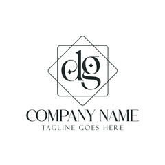 Creative Letter DG or GD Luxury Vector Logo Design for Jewelry, and Boutique. 標誌設計, ロゴデザイン, Diseño de logotipo