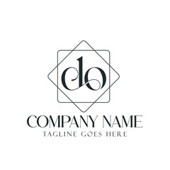Creative Letter DO or OD Luxury Vector Logo Design for Jewelry, and Boutique. 標誌設計, ロゴデザイン, Diseño de logotipo