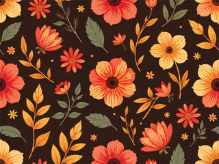 seamless floral background