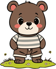 Cartoon bear