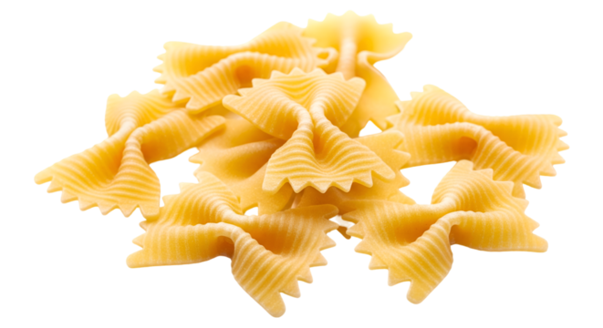 Farfalle Bow Tie Pasta Butterfly Shaped Transparent Background