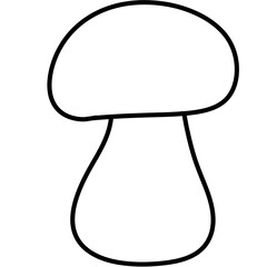 mushroom Autumn Coloring, mushroom, food, drawing,colloring