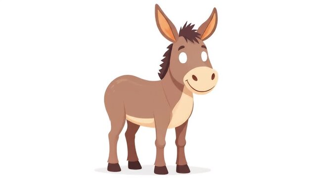Cartoon donkey illustration