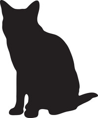 Cat Illustration Silhouette