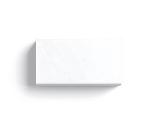 Blank White Rectangular Canvas Mockup, Minimalist Design, Empty Art Print.