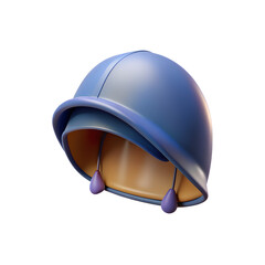 Fototapeta premium Rainproof Hooded Cap 3D Transparent Background Image