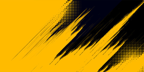 black and yellow abstract dirty grunge background