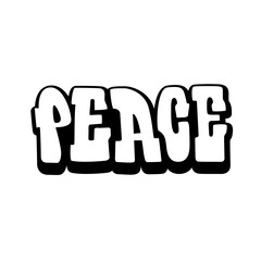 Embrace tranquility with this bold, graphic 