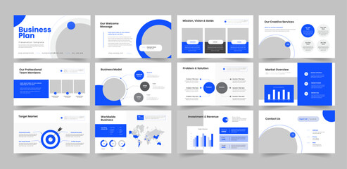 Business plan overview, Business plan presentation template, business plan  slide design