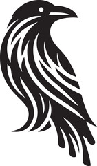 Tribal Raven Design