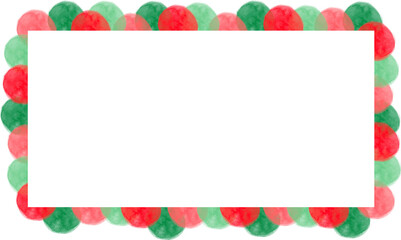 Christmas Rectangle Frame Border
