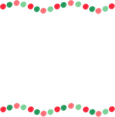 Christmas Line Wave Border