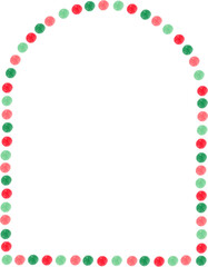 Christmas Arched Frame Border