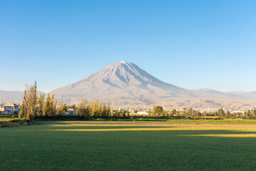 Fototapeta premium Arequipa Landscape - A relaxing place for Arequipeños or Tourists people.