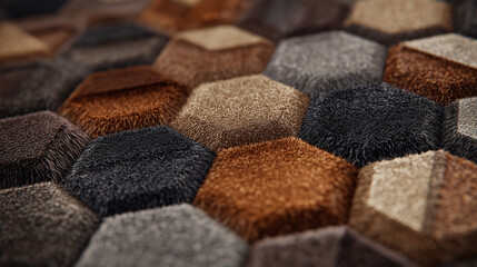Fototapeta premium Textures of natural and cosmic materials in macro photography, 8K — stone, wood, crystals, organic and abstract patterns